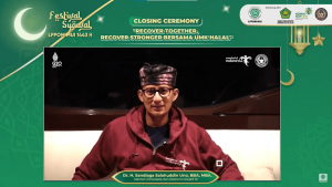 Konsisten Fasilitasi UMK, Sandiaga Uno Apresiasi LPPOM MUI