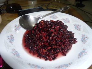 The Law of Eating Fermented Glutinous Rice Food “Tape”